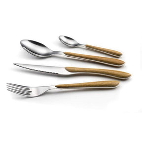 Cutlery set Amefa Eclat Wood Metal Stainless steel (24 pcs) - kogklogt.dk