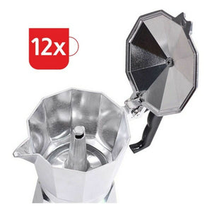 Italiensk Kaffekande Haeger Moka Aluminium