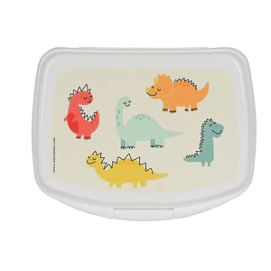 Madkasse til Sandwich Safta Dinos 17 x 6 x 14 cm Flødefarvet