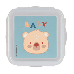 Madkasse Safta Baby bear 13 x 7.5 x 13 cm Blå