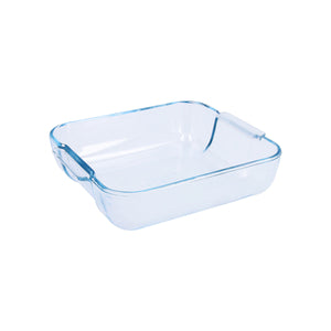 Køkkenspringvand Pyrex Classic Firkantet Gennemsigtig Glas 25 x 22 x 6 cm (6 enheder)