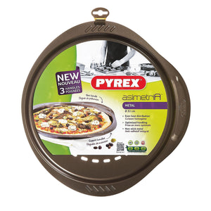 Pizza form Pyrex Asimetria Metal Ø 32 cm (6 enheder)