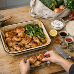 5-dages madplan der holder i virkeligheden: 30 minutter, én indkøbsliste og smart restebrug