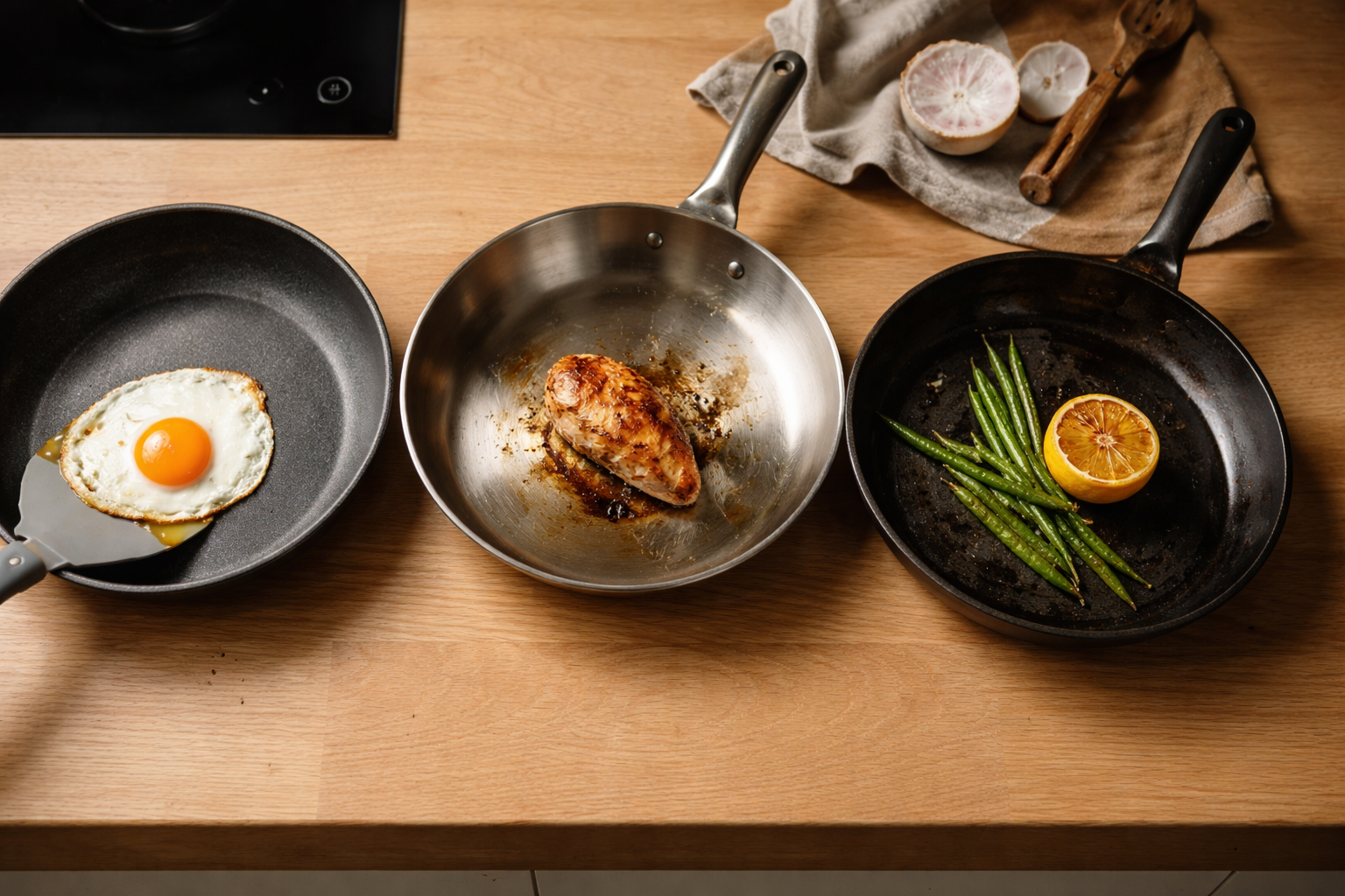 Den bedste stegepande er den, du faktisk bruger: sådan vælger du uden at købe dig fattig