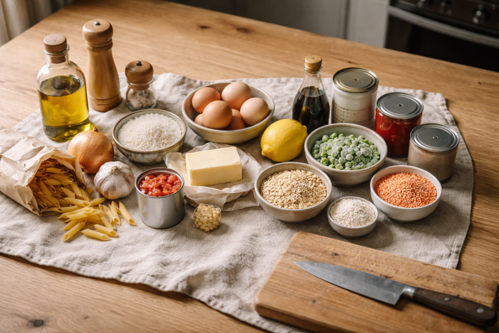 Dit basislager, men i den rigtige rækkefølge: 30 varer der giver aftensmad på autopilot