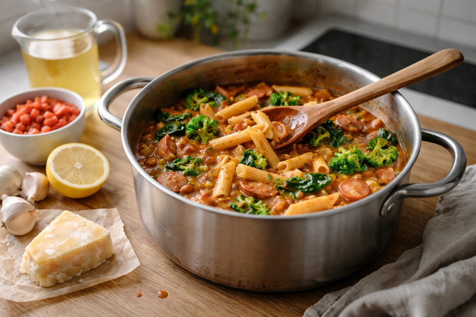 One-pot pasta uden klister og brændt bund: min lille formel, der virker hver gang