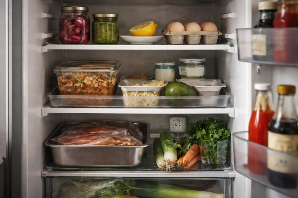 Sæt dit køleskab op som en mini-madplan: zoner, holdbarhed og en “spis først”-hylde