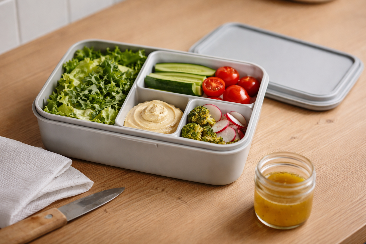 Sprøde grøntsager i madkassen: sådan vinder du over væde, tid og trist salat