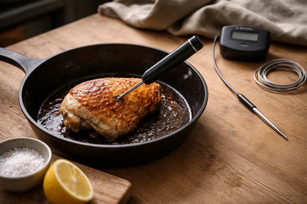 Stegetermometer uden gætteri: køb rigtigt, mål rigtigt, og ram saftigt hver gang