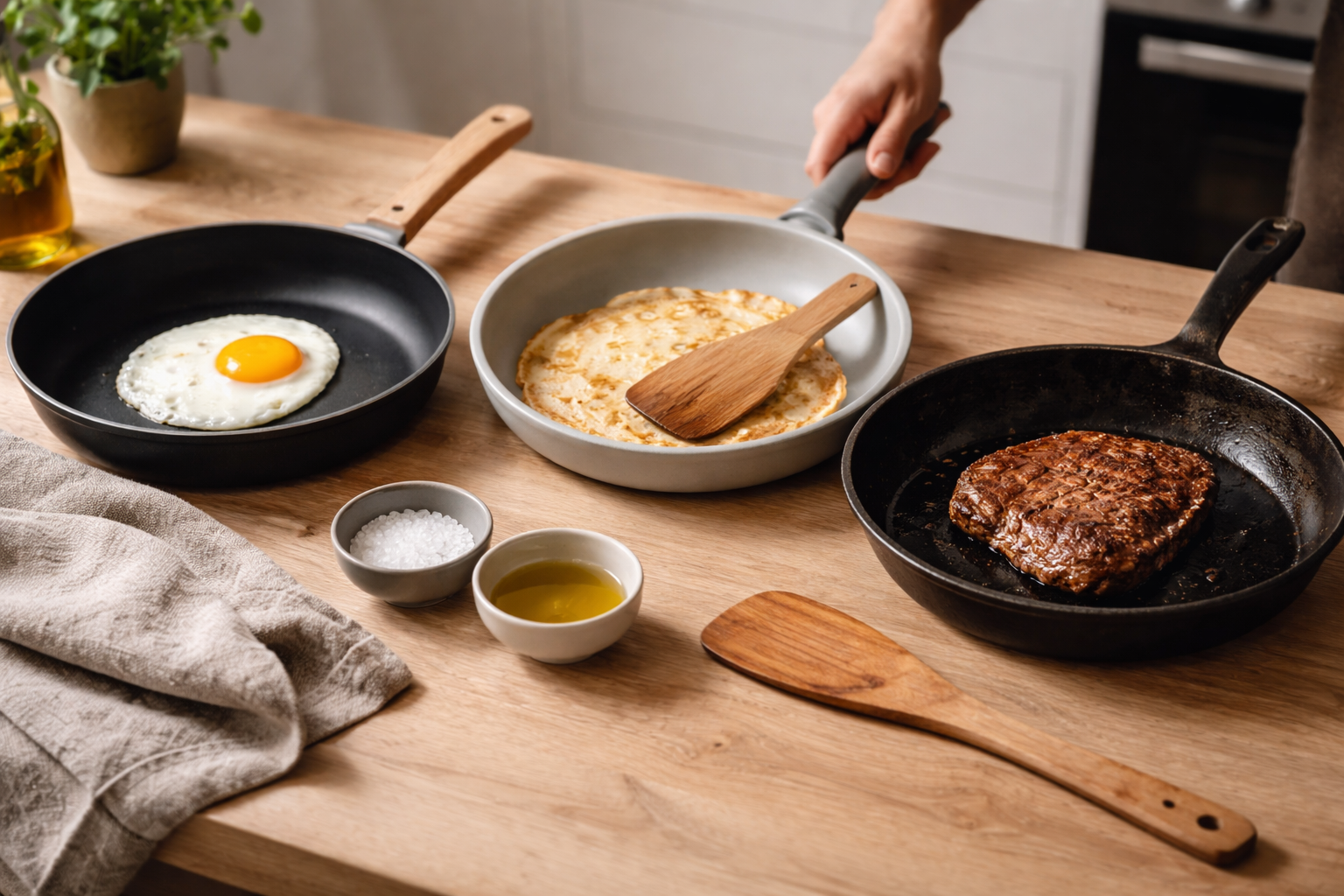 Keramisk, teflon eller støbejern? Sådan vælger du panden, der ikke ender i skraldespanden