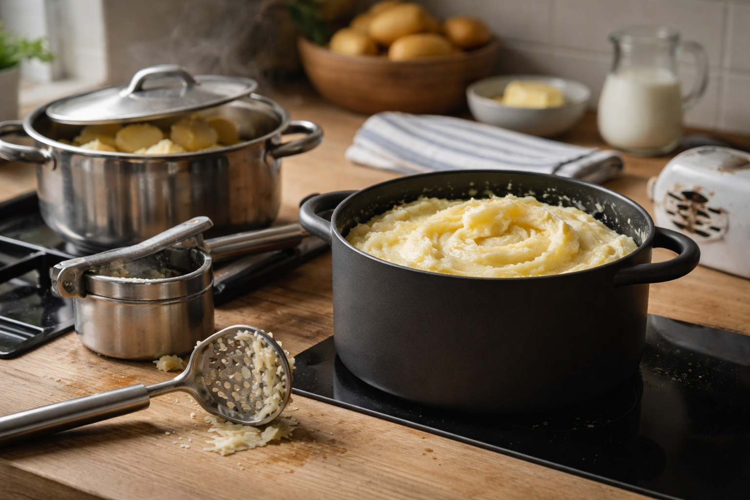 Luftig kartoffelmos hver gang: sådan slipper du for klumper og den seje "lim"