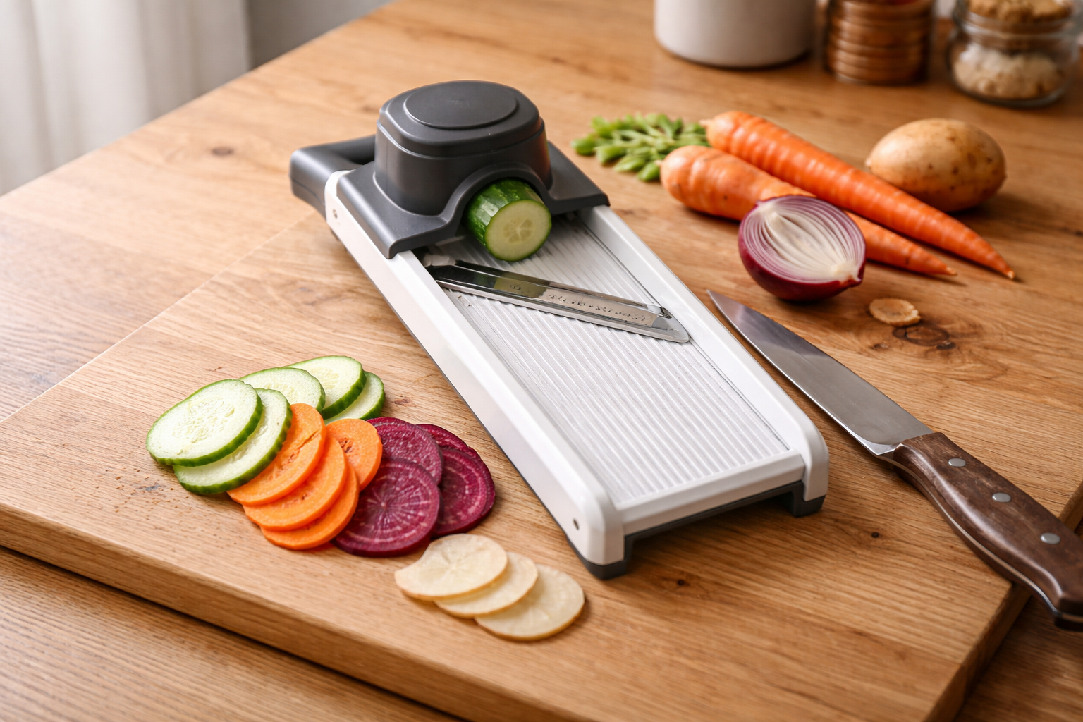 Mandolinjern uden blodbad (og hvornår du bare skal tage kniven)