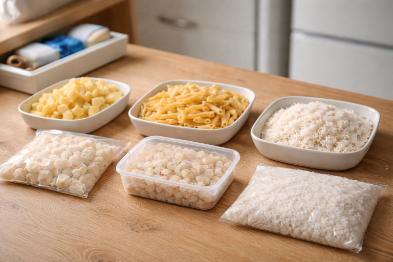 Ris vs pasta vs kartofler - hvad overlever fryseren bedst?