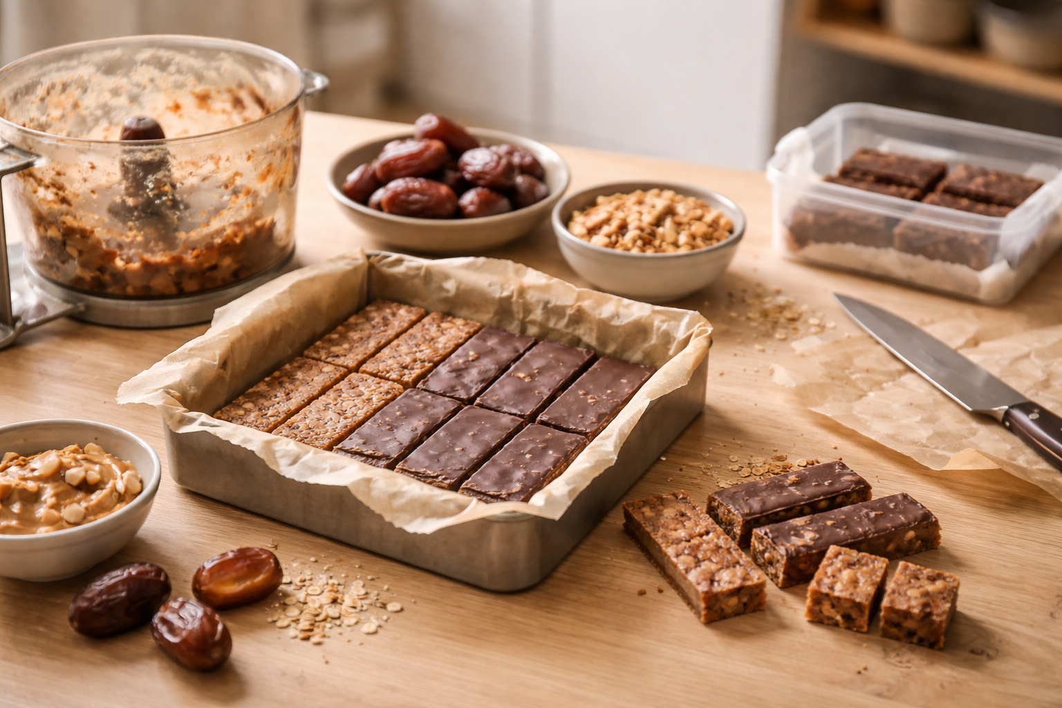Dadelbarer: nem snack med få ingredienser, opbevaring og gode variationer