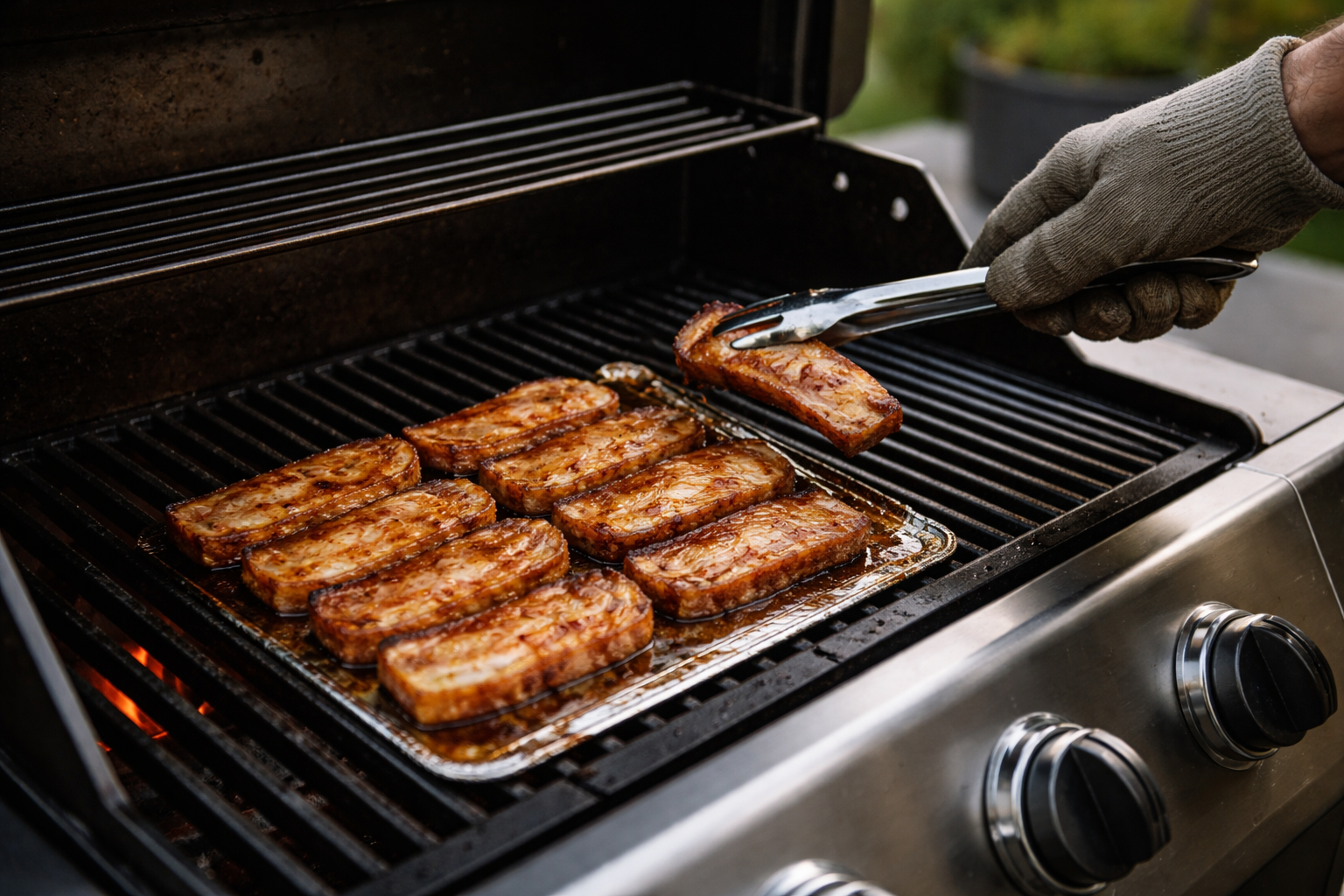 Stegt flæsk på grill: sådan får du sprød svær uden at brænde