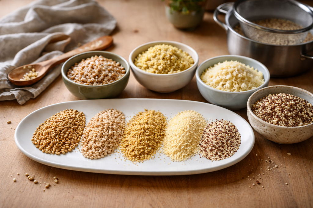 Den store kornguide: byg, perlespelt, bulgur, couscous og quinoa
