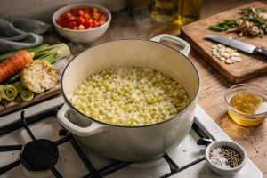 Grøntsagssuppe: sådan bygger du smagsbase, vælger grøntsagerne rigtigt og undgår flad suppe