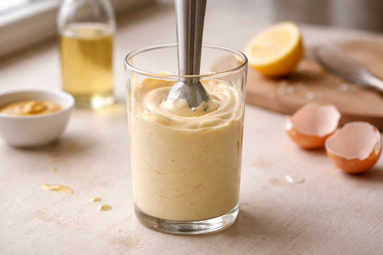 Nem hjemmelavet mayonnaise med stavblender - sådan redder du en skilt mayo